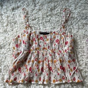floral crop top!